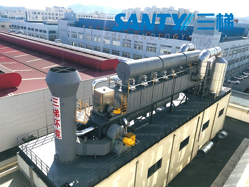 催化燃燒廢氣處理設備 三梯案例