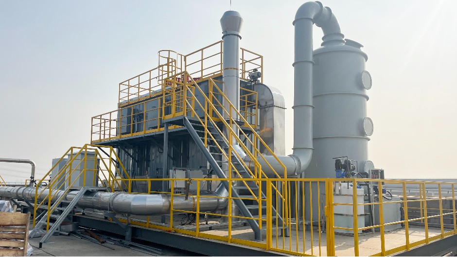 常熟某生物公司  蓄熱式催化氧化爐(RCO) 廢氣治理案例（二期）