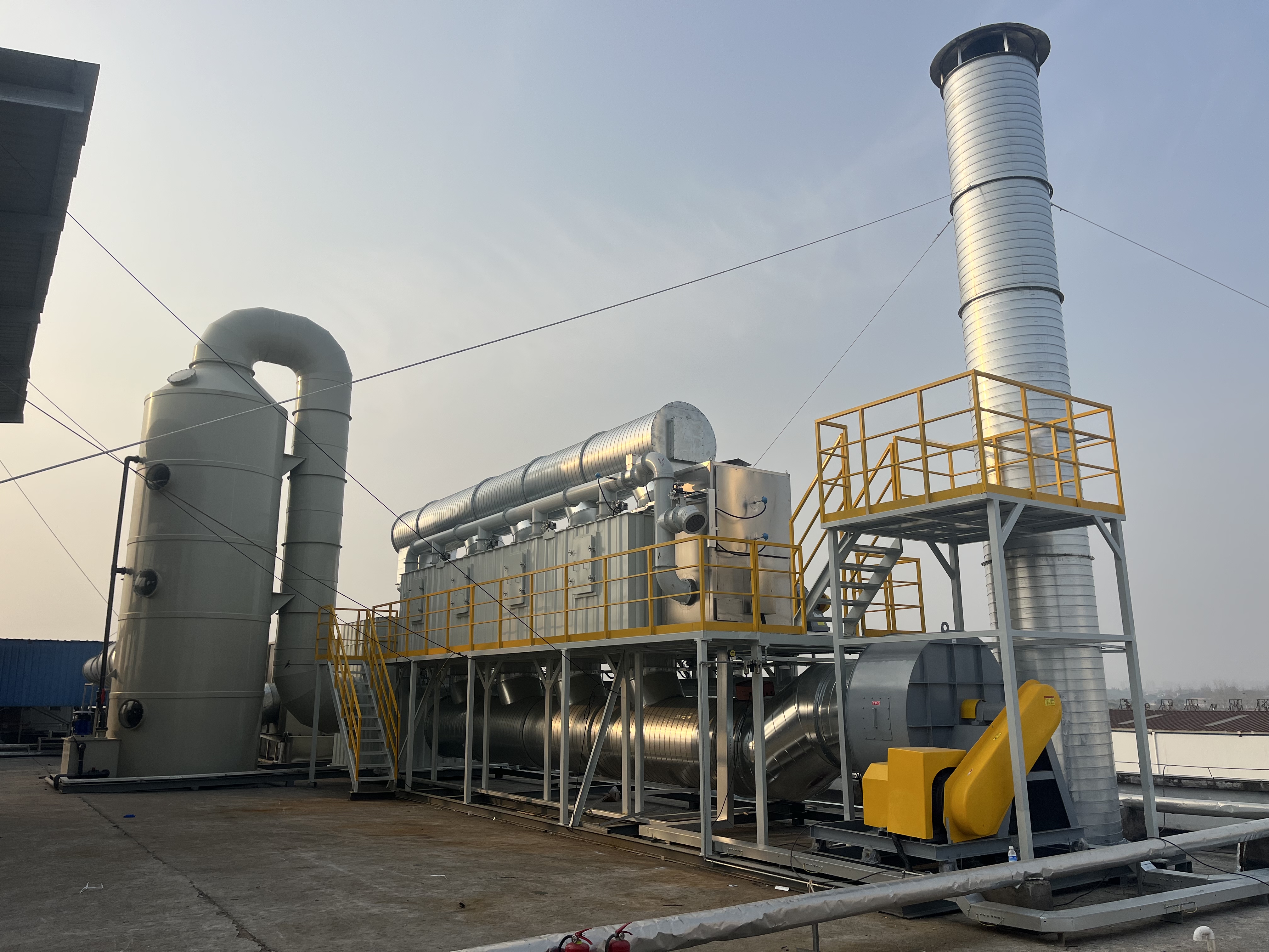 陽晨廚具廢氣治理 沸石轉輪+蓄熱式焚燒爐RTO案例